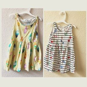 H&M toddler girl 2T summer dress bundle